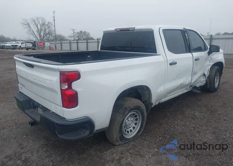 2022 Chevrolet Silverado 1500 4Wd Short Bed Wt z USA, uszkodzony, nr VIN 3GCUDAED9NG540764